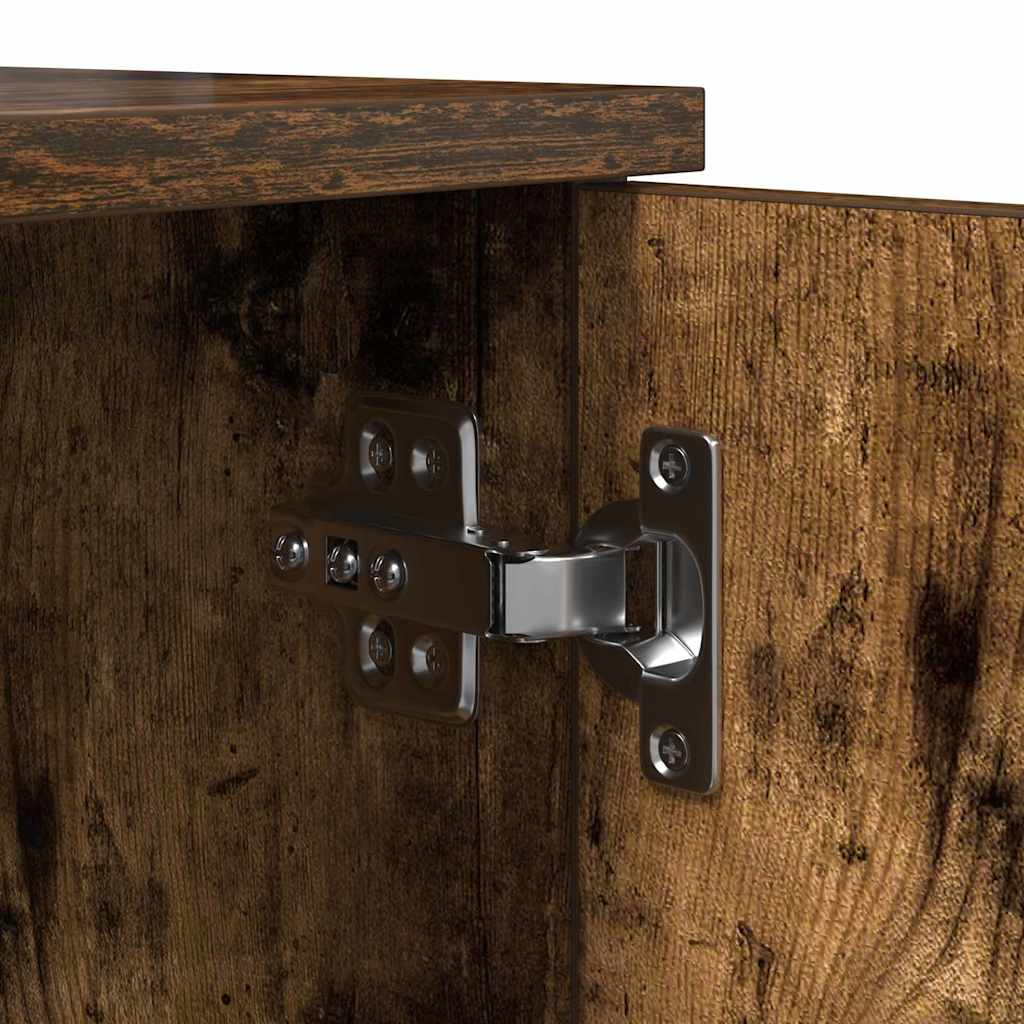 Ormarić za pohranu 2 pcs Dimljeni hrast 108 x 41 x 40 cm