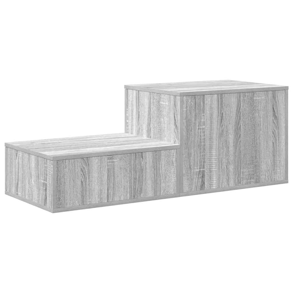 Ormarić za pohranu 2 pcs Siva Sonoma 108 x 41 x 40 cm