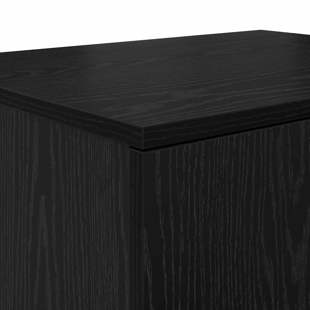 Ormarić za pohranu 2 pcs Crni hrast 103 x 41 x 40 cm