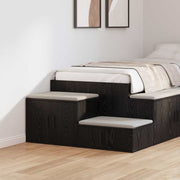 Ormarić za pohranu 2 pcs Crni hrast 103 x 41 x 40 cm