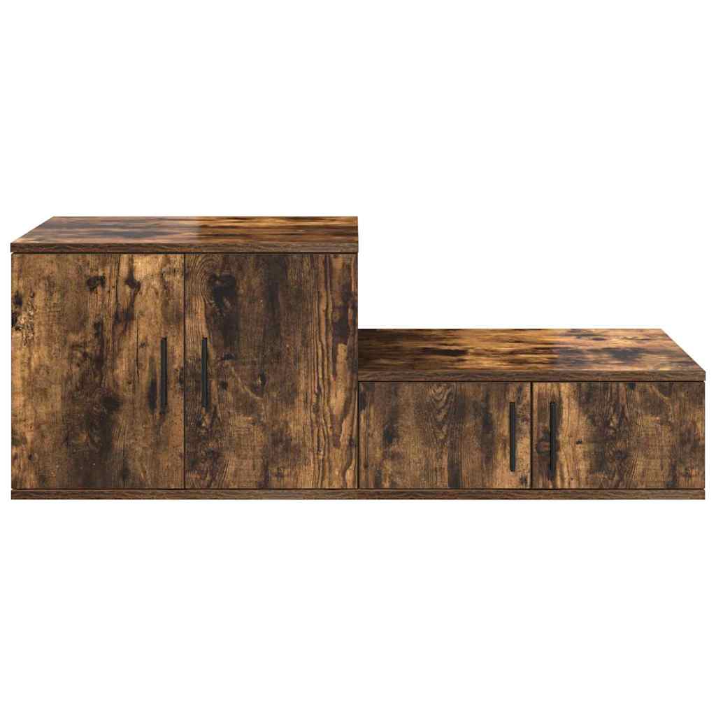 Ormarić za pohranu 2 pcs Dimljeni hrast 103 x 41 x 40 cm