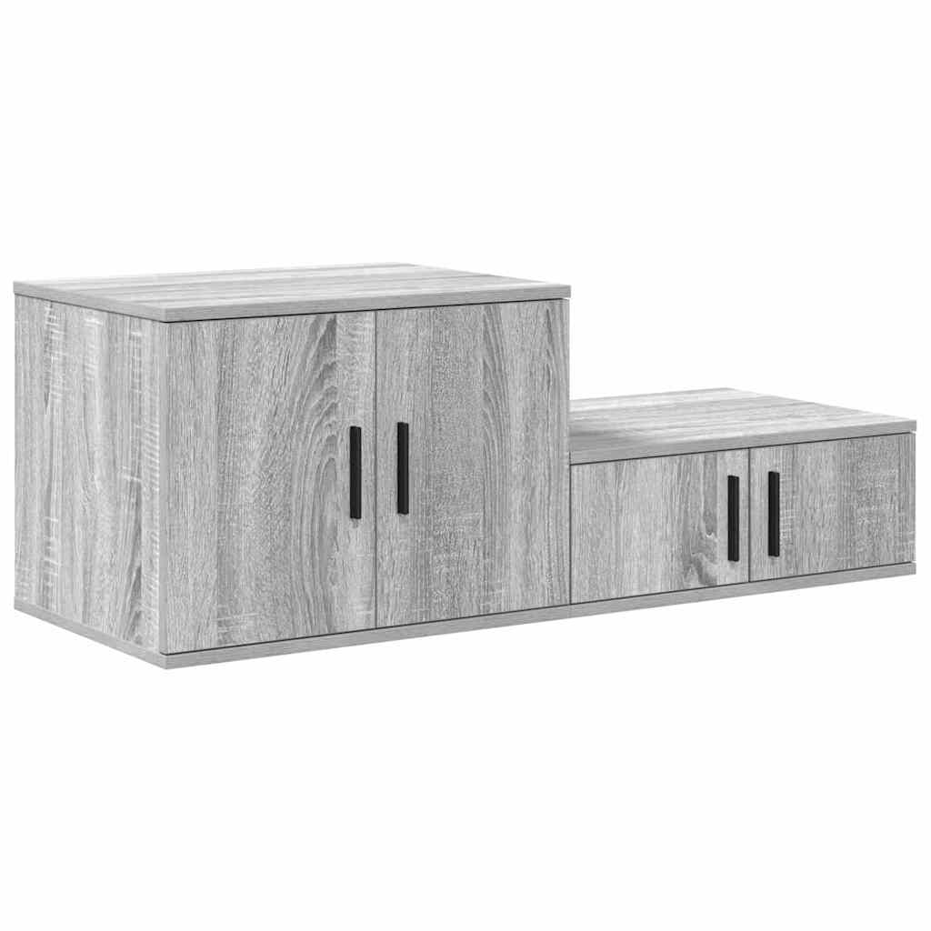 Ormarić za pohranu 2 pcs Siva Sonoma 103 x 41 x 40 cm