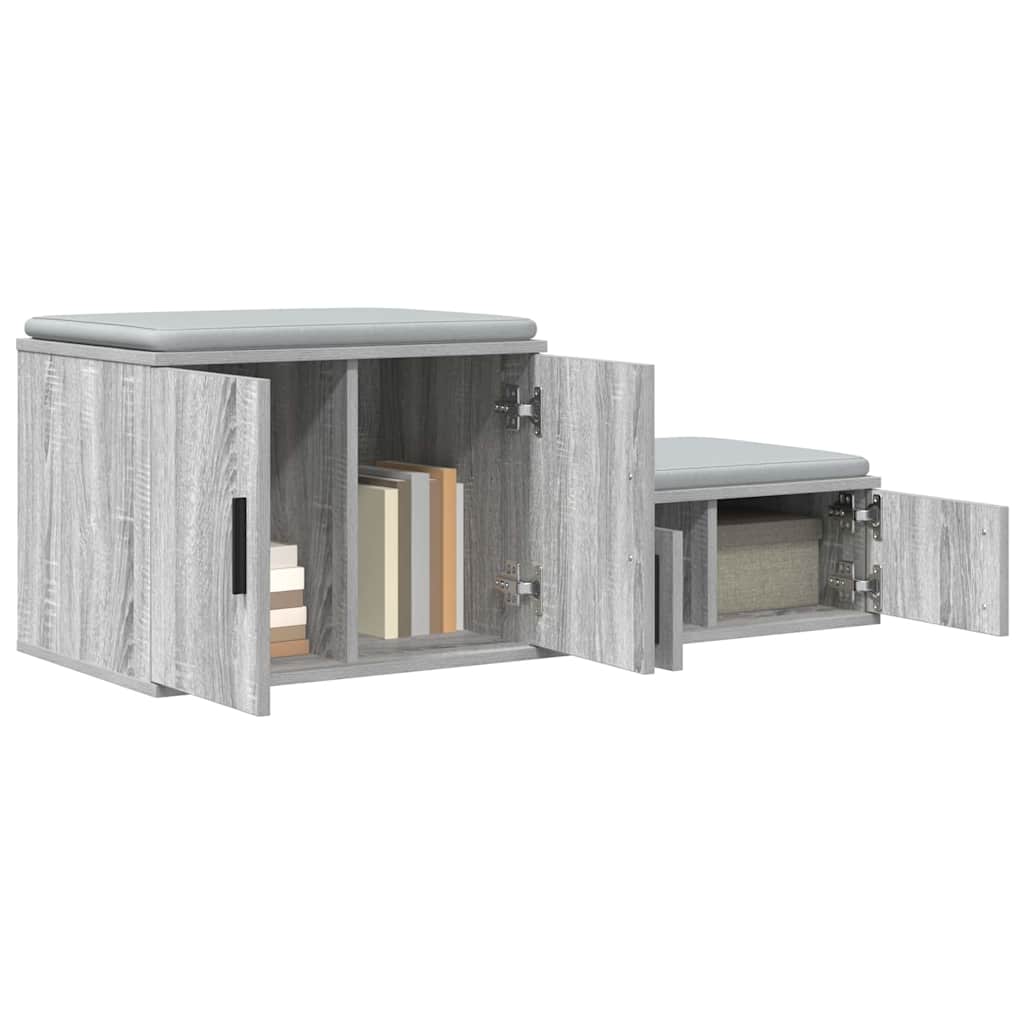 Ormarić za pohranu 2 pcs Siva Sonoma 103 x 41 x 40 cm
