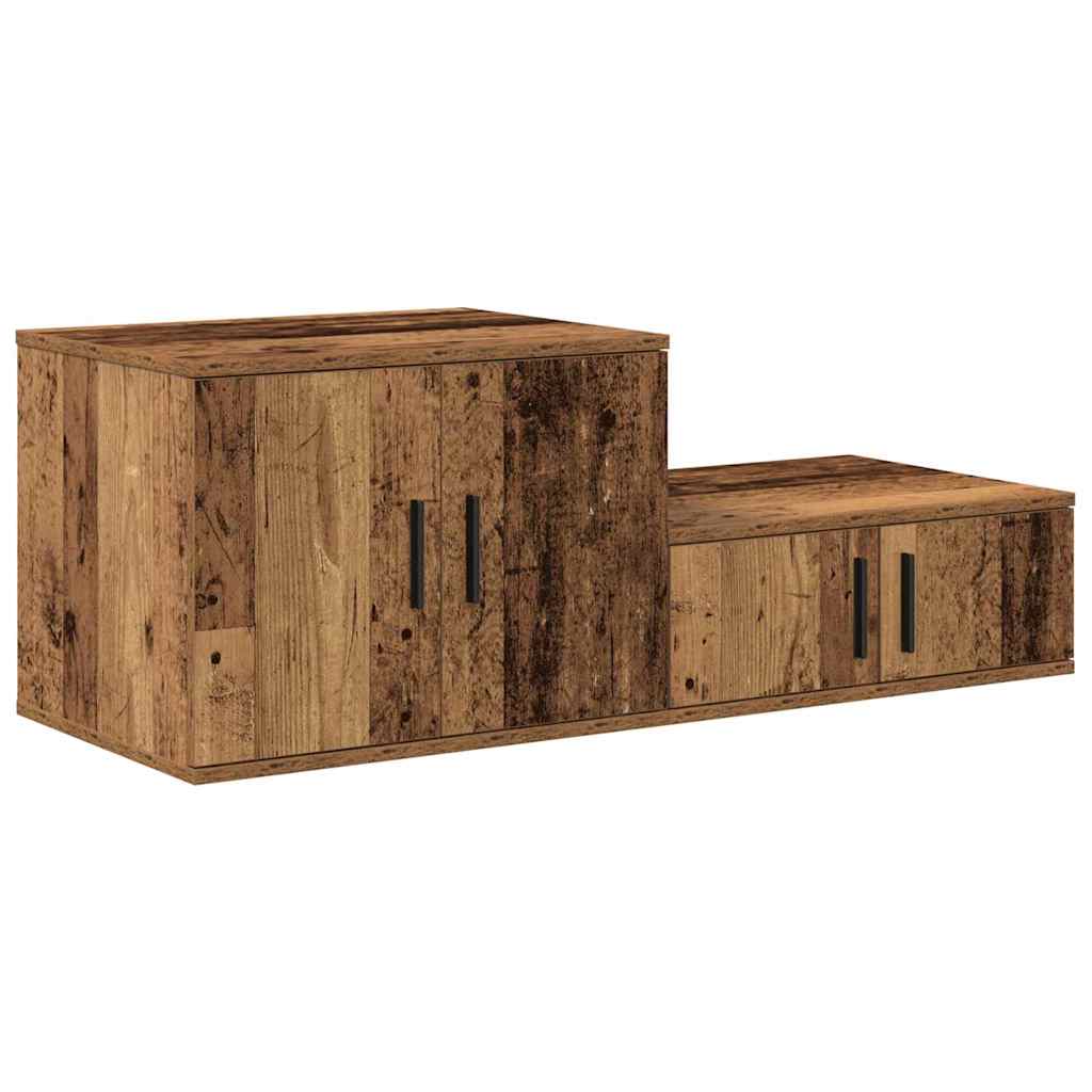Ormarić za pohranu 2 pcs Staro drvo 103 x 41 x 40 cm