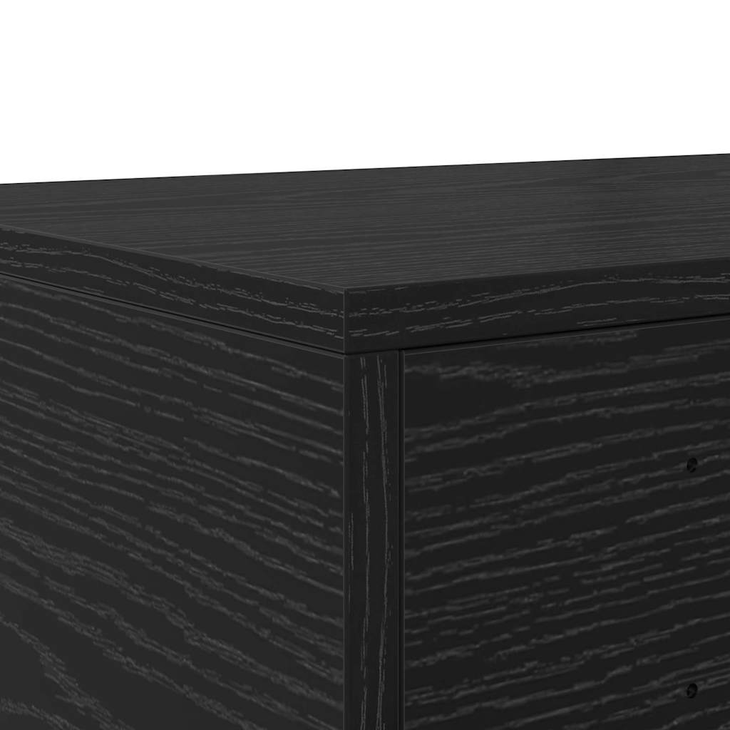 Ladice za krevet s ladicama Crni hrast 100 x 36,5 x 16,5 cm