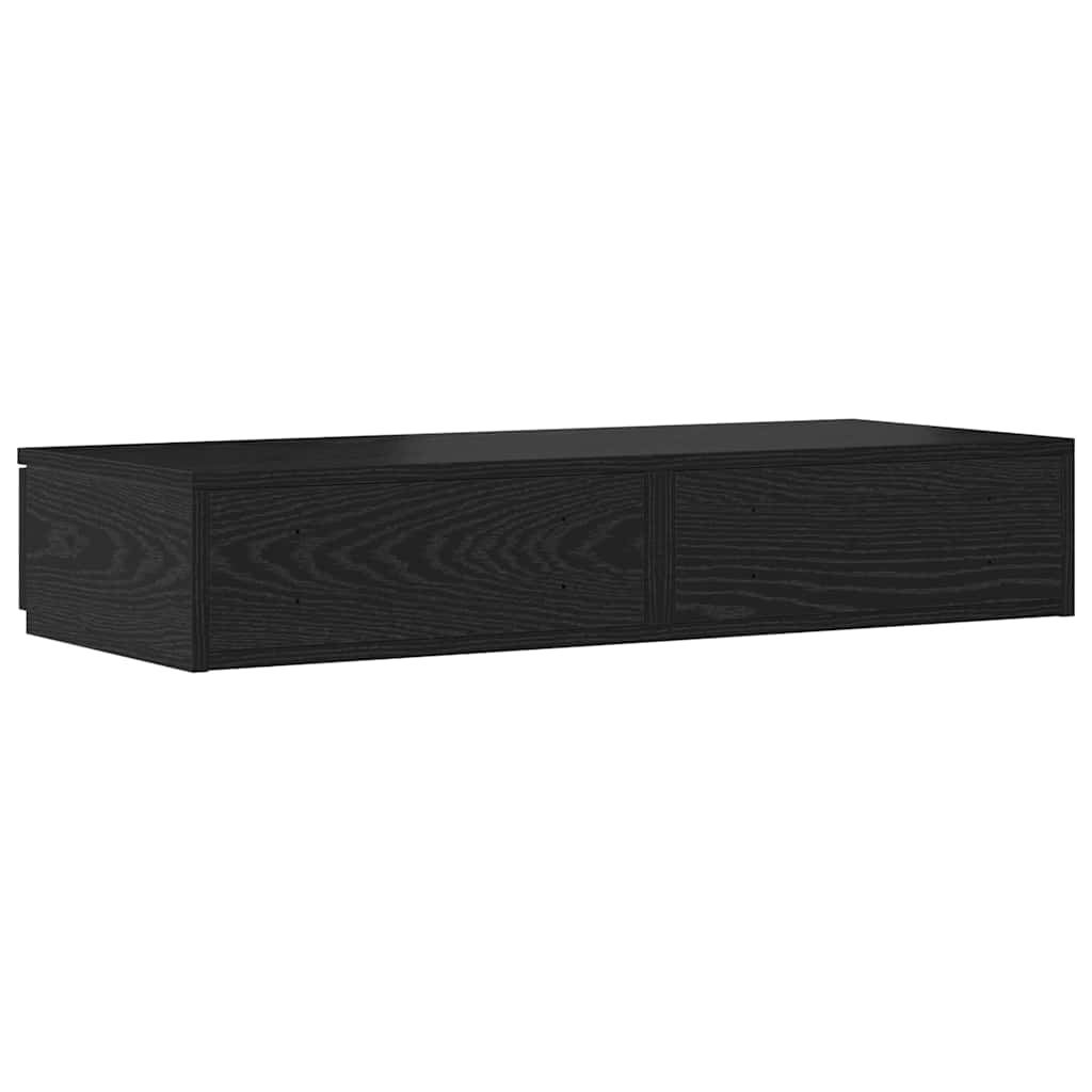 Ladice za krevet s ladicama Crni hrast 100 x 36,5 x 16,5 cm