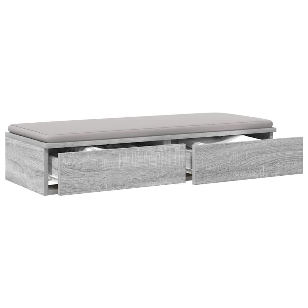 Ladice za krevet s ladicama Siva Sonoma 100 x 36,5 x 16,5 cm