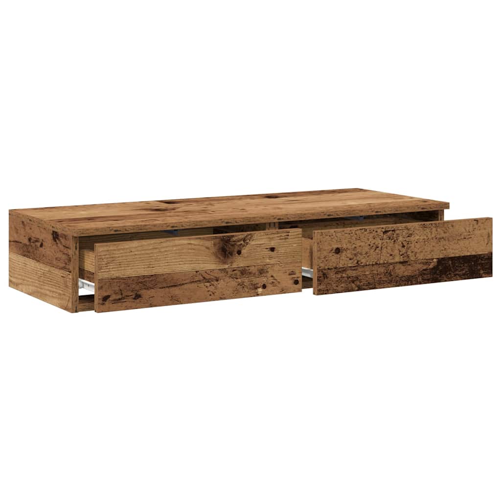 Ladice za krevet s ladicama Staro drvo 100 x 36,5 x 16,5 cm