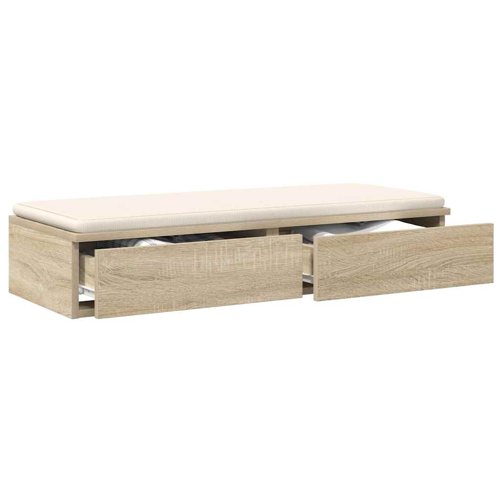 Ladice za krevet s ladicama Sonoma hrast 80 x 36,5 x 16,5 cm