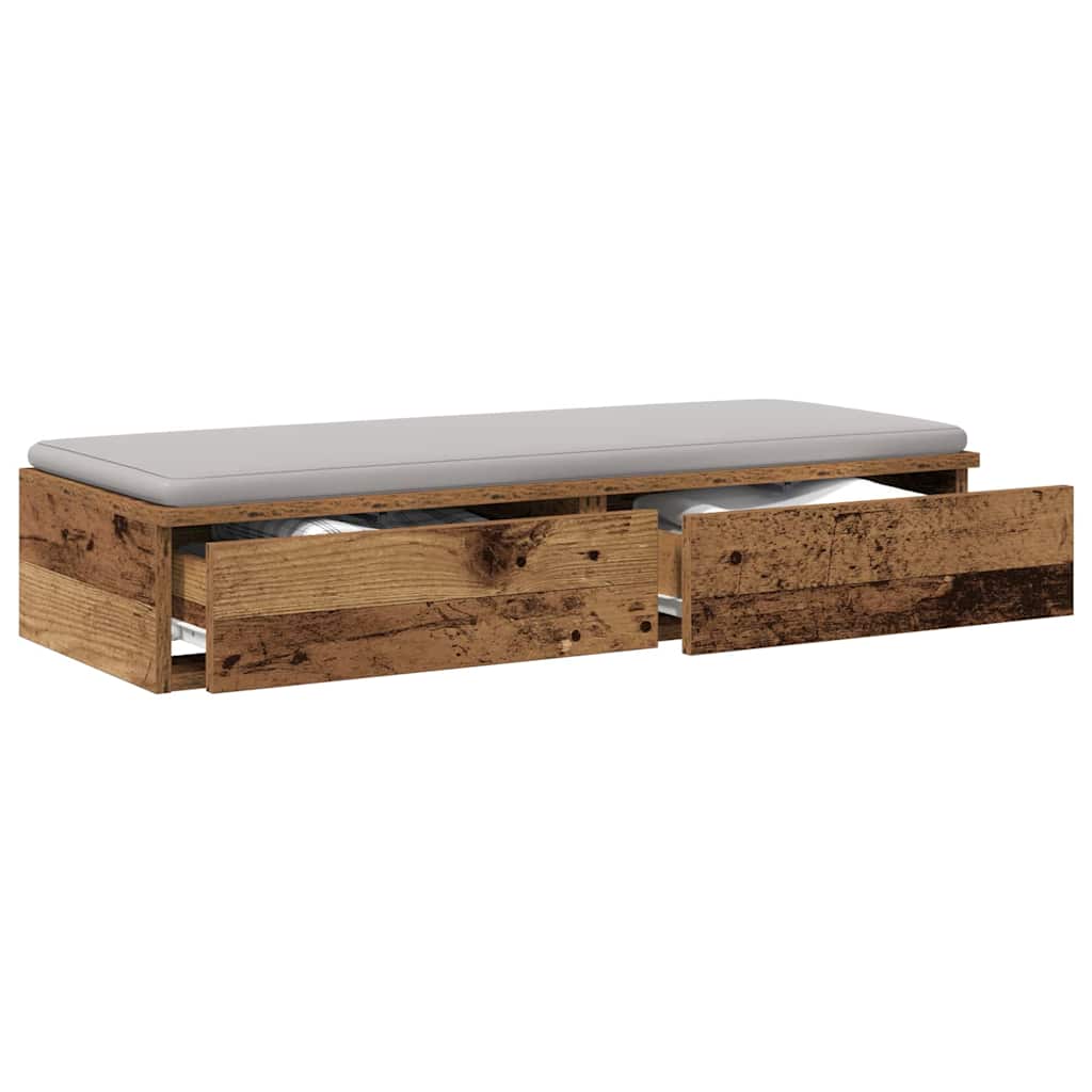 Ladice za krevet s ladicama Staro drvo 80 x 36,5 x 16,5 cm