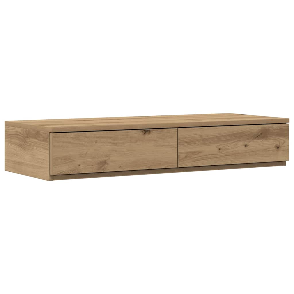 Ladice za krevet Umjetnički hrast 80 x 36,5 x 16,5 cm
