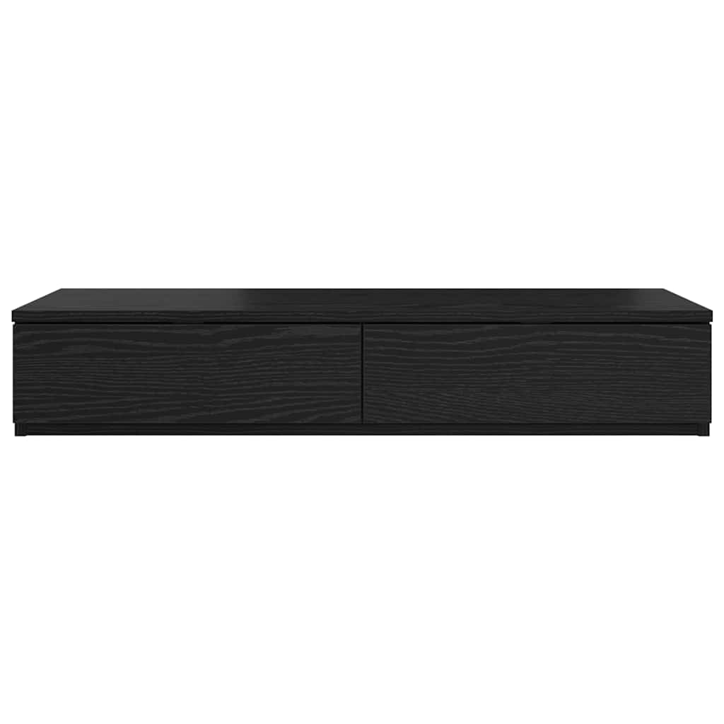 Ladice za krevet s ladicama Crni hrast 90 x 36,5 x 16,5 cm