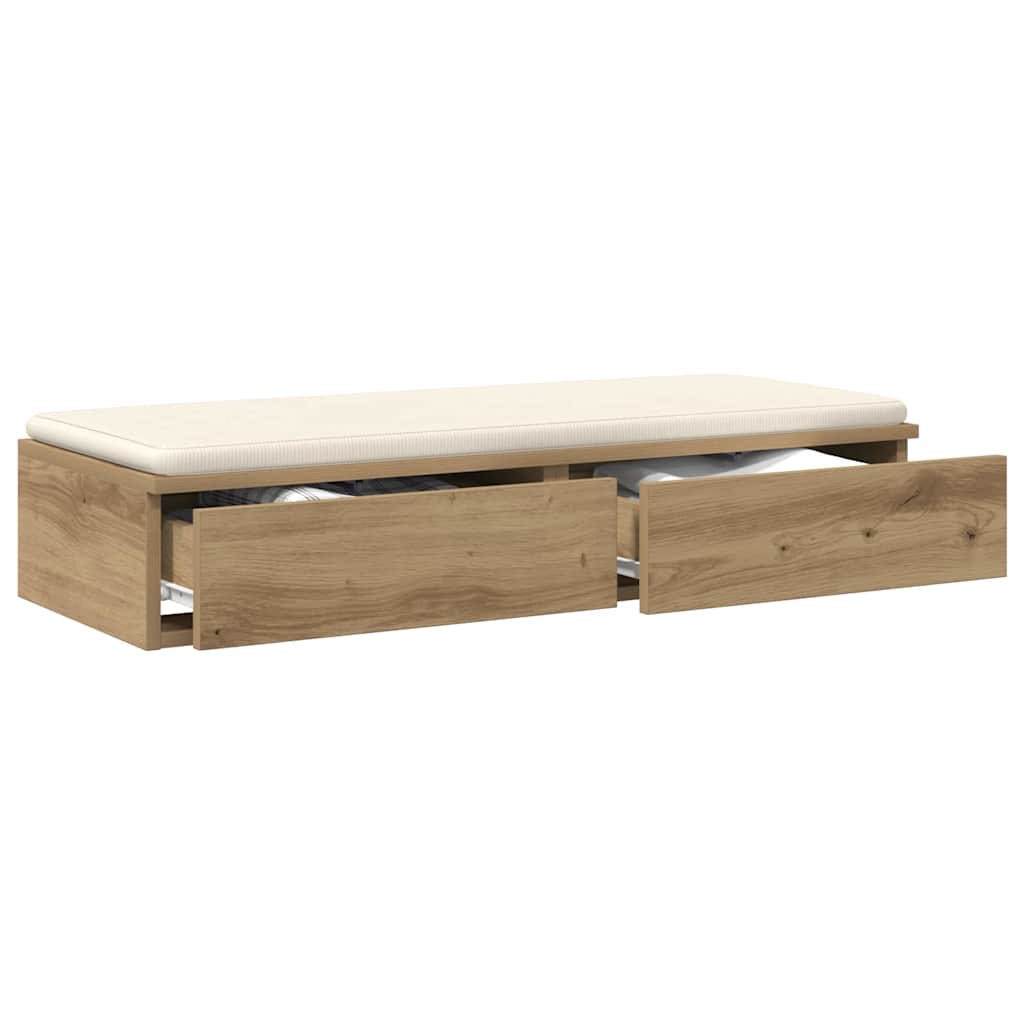 Ladice za krevet Umjetnički hrast 90 x 36,5 x 16,5 cm