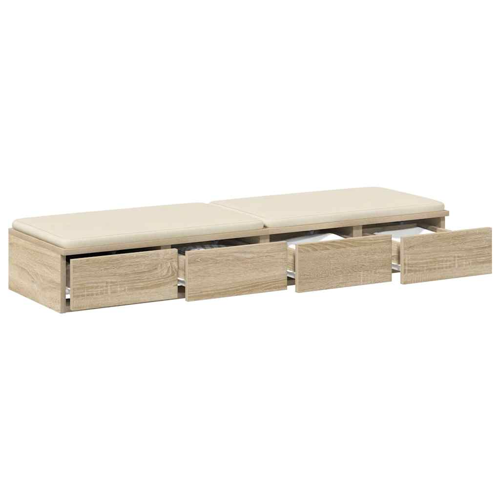 Ladice za krevet s ladicama Sonoma hrast 120 x 36,5 x 16,5 cm