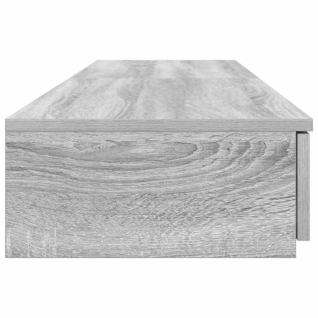 Ladice za krevet s ladicama Siva Sonoma 140 x 36,5 x 16,5 cm