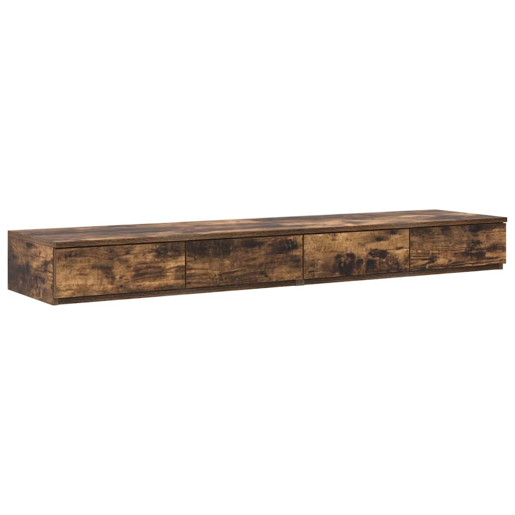 Ladice za krevet s ladicama Dimljeni hrast 150 x 36,5 x 16,5 cm