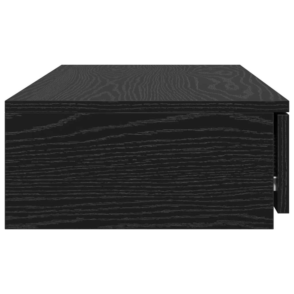 Ladice za krevet s ladicama Crni hrast 75 x 36,5 x 16,5 cm