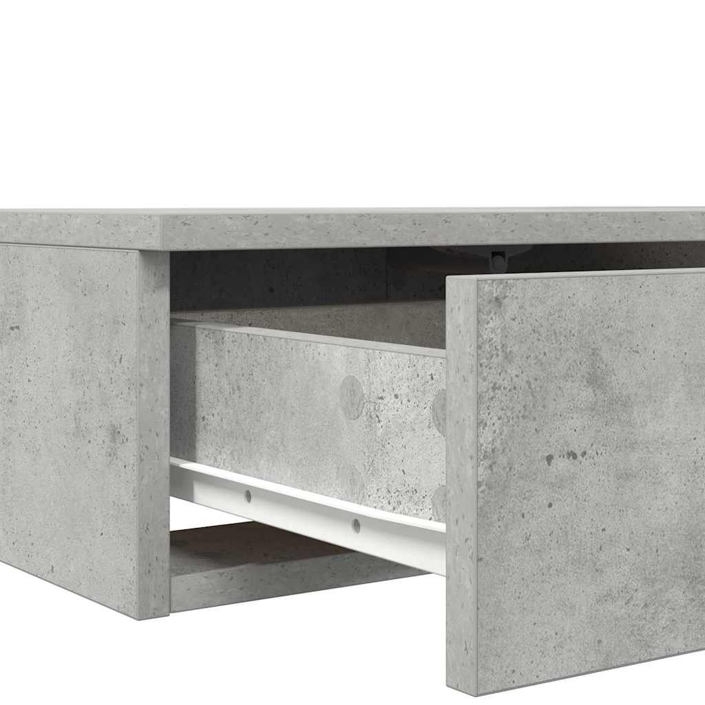 Ladice za krevet s ladicama Betonski sivi 75 x 36,5 x 16,5 cm