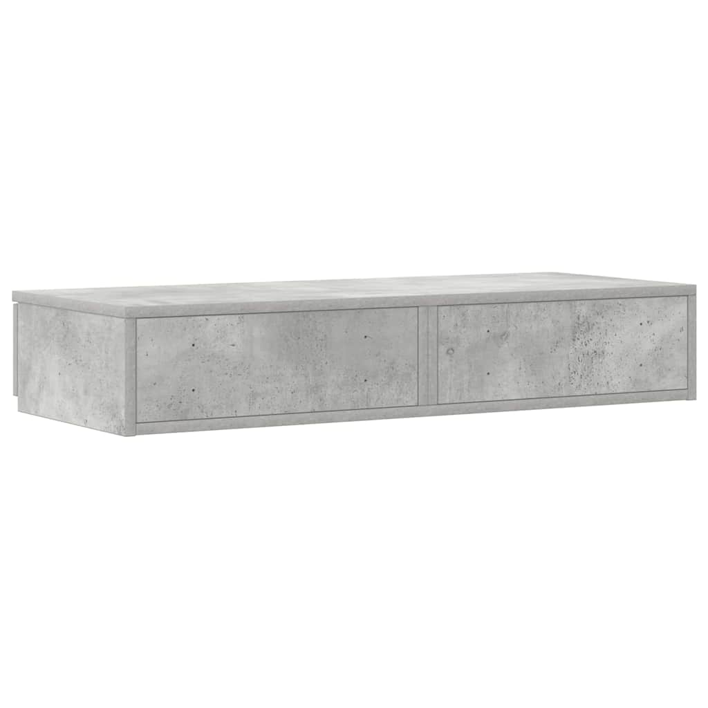 Ladice za krevet s ladicama Betonski sivi 75 x 36,5 x 16,5 cm