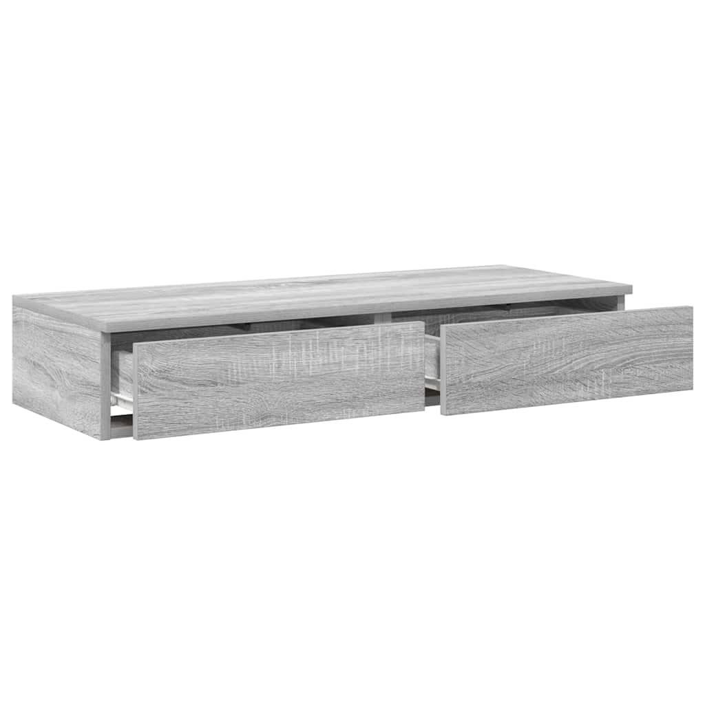 Ladice za krevet s ladicama Siva Sonoma 75 x 36,5 x 16,5 cm