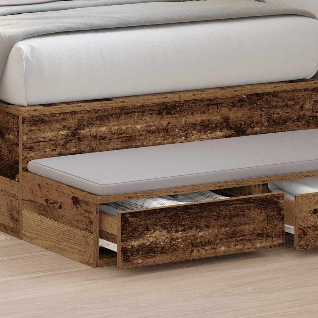 Ladice za krevet Staro drvo 75 x 36,5 x 16,5 cm