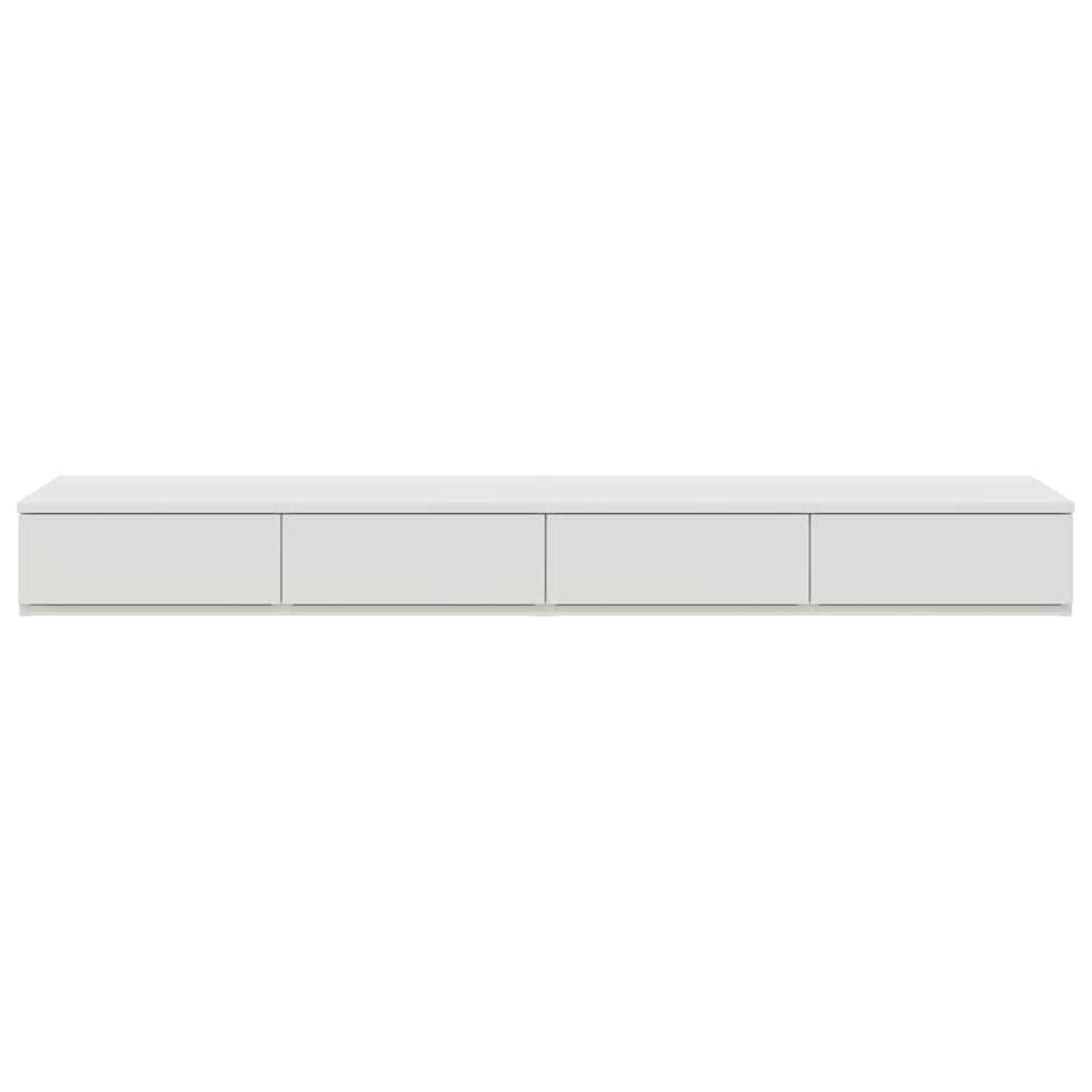Ladice za krevet Bijelo 160 x 36,5 x 16,5 cm Konstruirano drvo