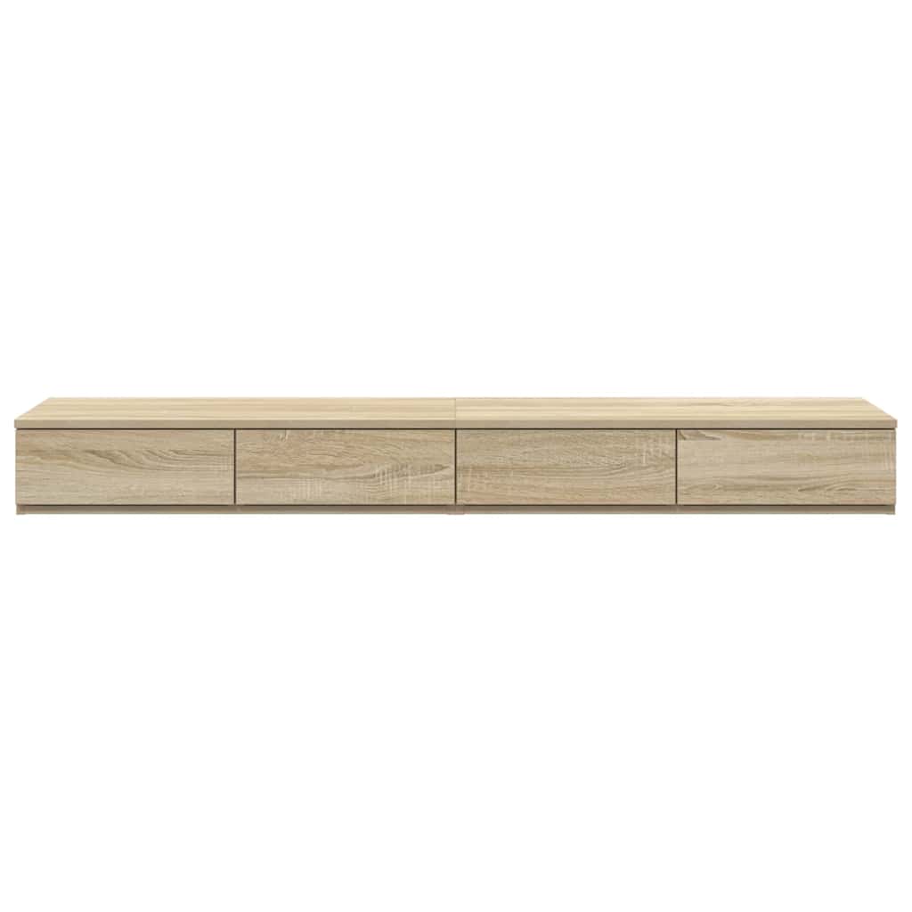 Ladice za krevet s ladicama Sonoma hrast 160 x 36,5 x 16,5 cm
