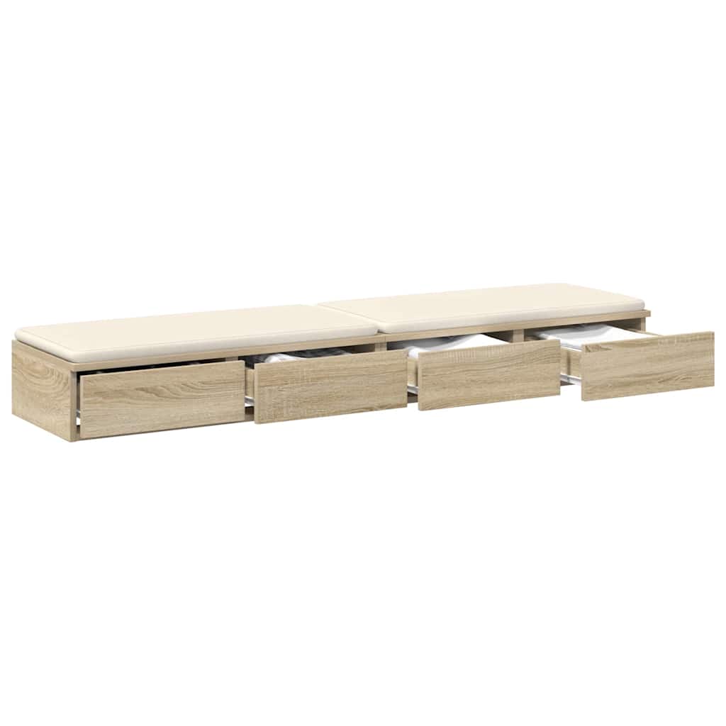 Ladice za krevet s ladicama Sonoma hrast 160 x 36,5 x 16,5 cm