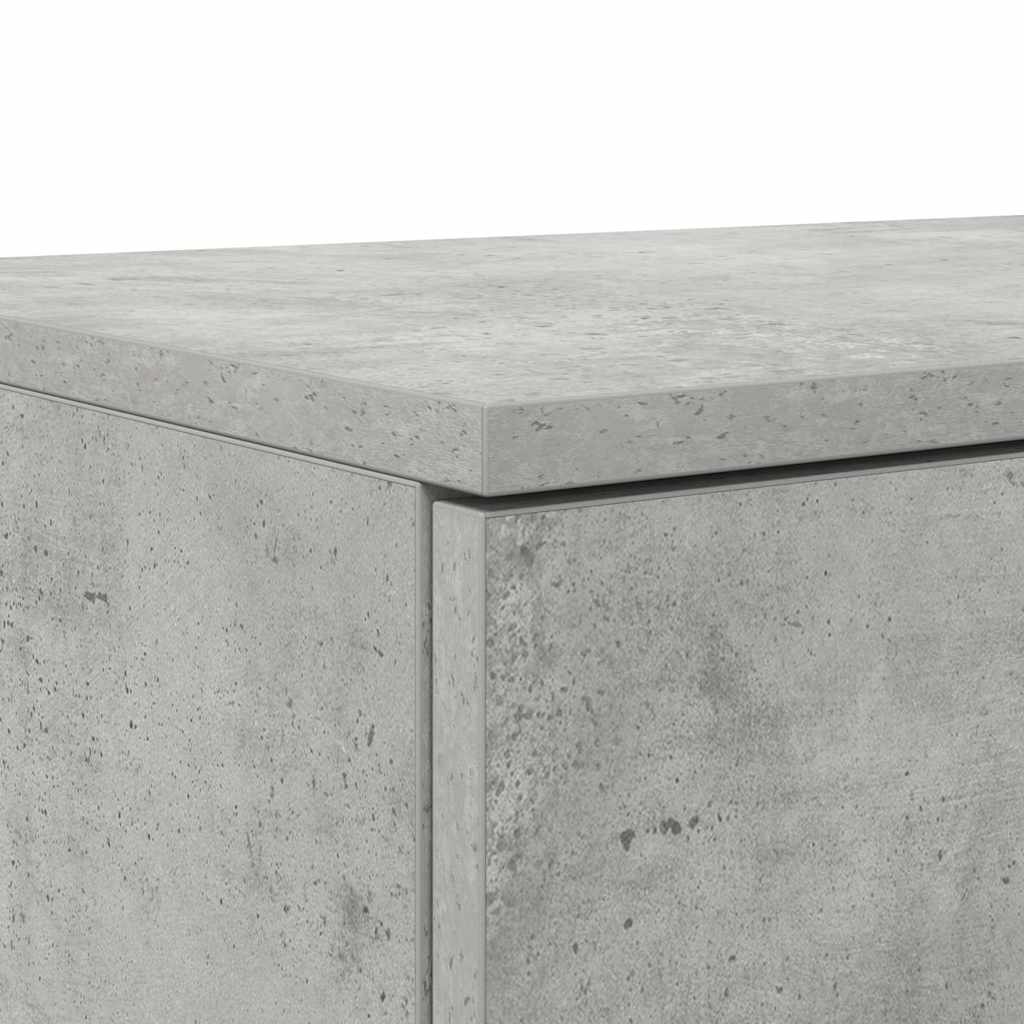Ladice za krevet s ladicama Betonski sivi 160 x 36,5 x 16,5 cm
