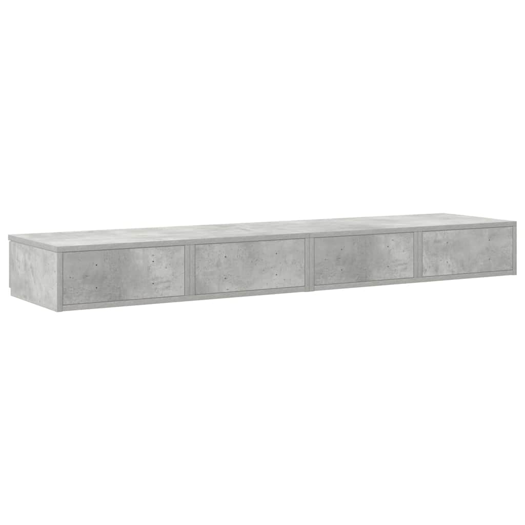 Ladice za krevet s ladicama Betonski sivi 160 x 36,5 x 16,5 cm