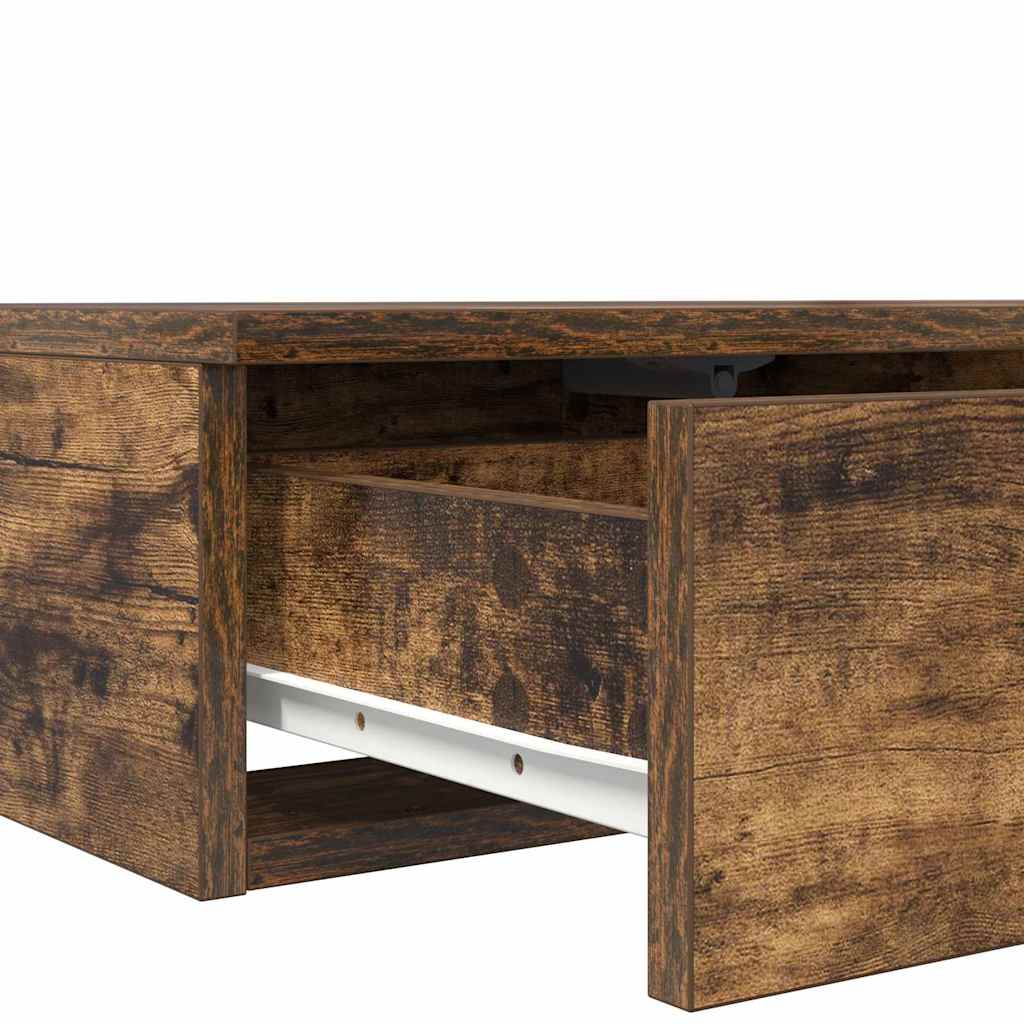 Ladice za krevet s ladicama Dimljeni hrast 160 x 36,5 x 16,5 cm