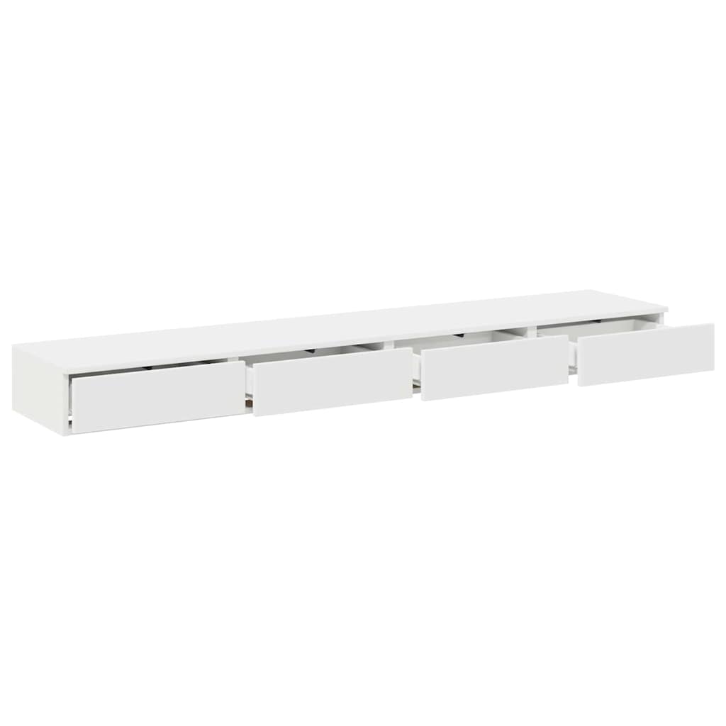 Ladice za krevet Bijelo 180 x 36,5 x 16,5 cm Konstruirano drvo