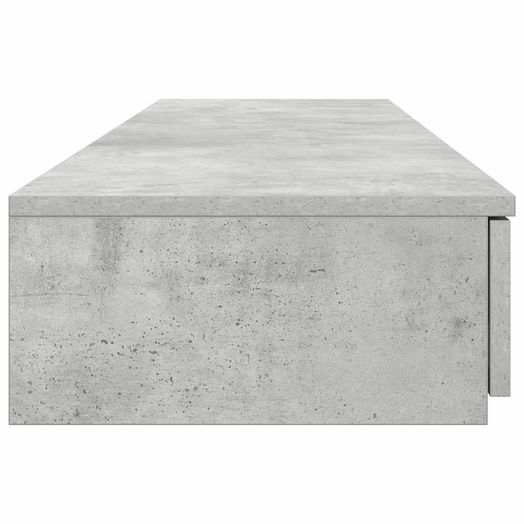 Ladice za krevet s ladicama Betonski sivi 135 x 36,5 x 16,5 cm