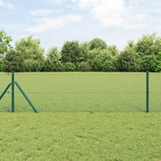 Zavarena žičana ograda 2500 x 60 cm Zelena