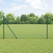 Zavarena žičana ograda 5000 x 120 cm Zelena