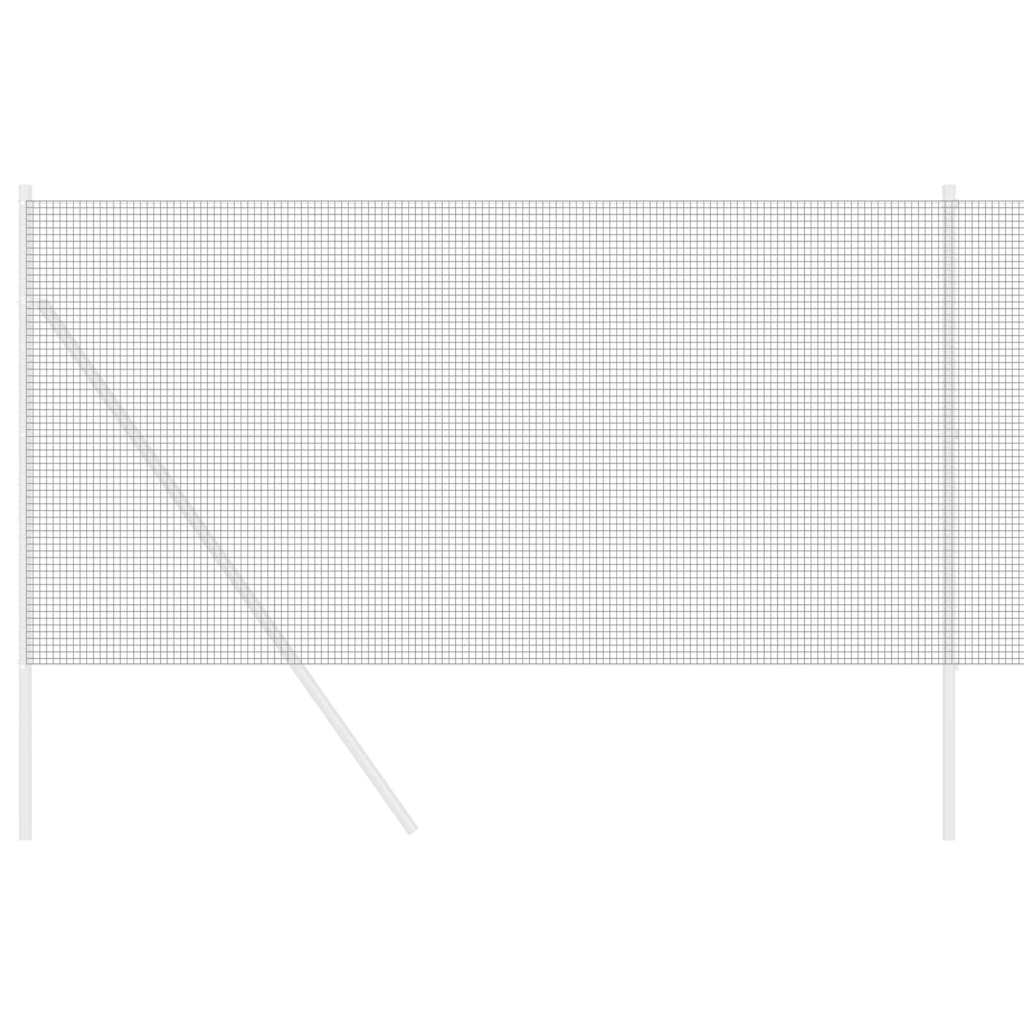 Zavarena žičana ograda 5000 x 100 cm Siva
