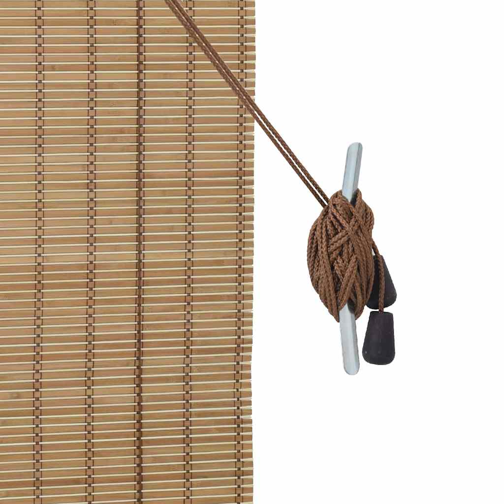 Rolo zavjesa sa zavjesama Priroda 60 x 220 cm bambus