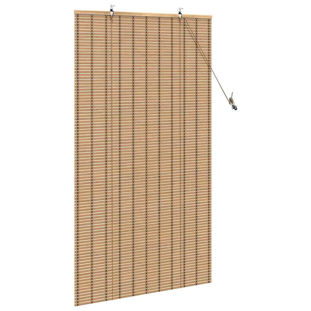 Rolo zavjesa Prirodna i smeđa 80 x 160 cm Bambus