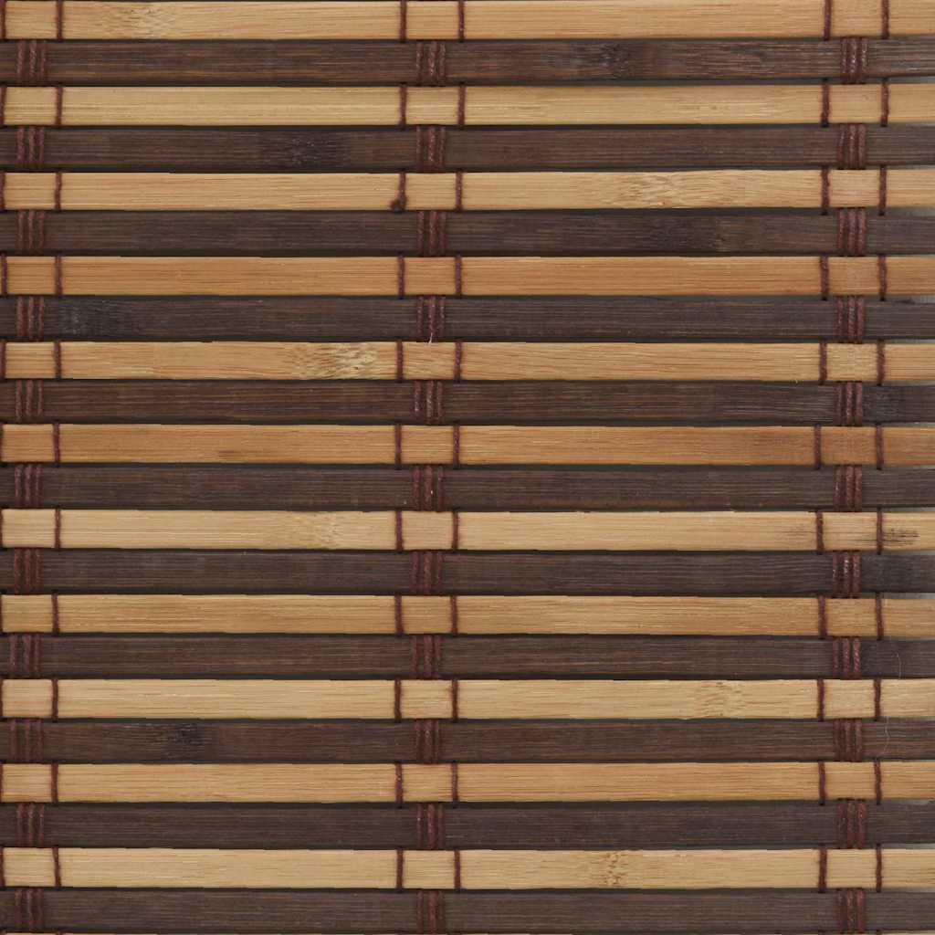 Rolo zavjesa sa zavjesama Smeđa 140 x 220 cm bambus