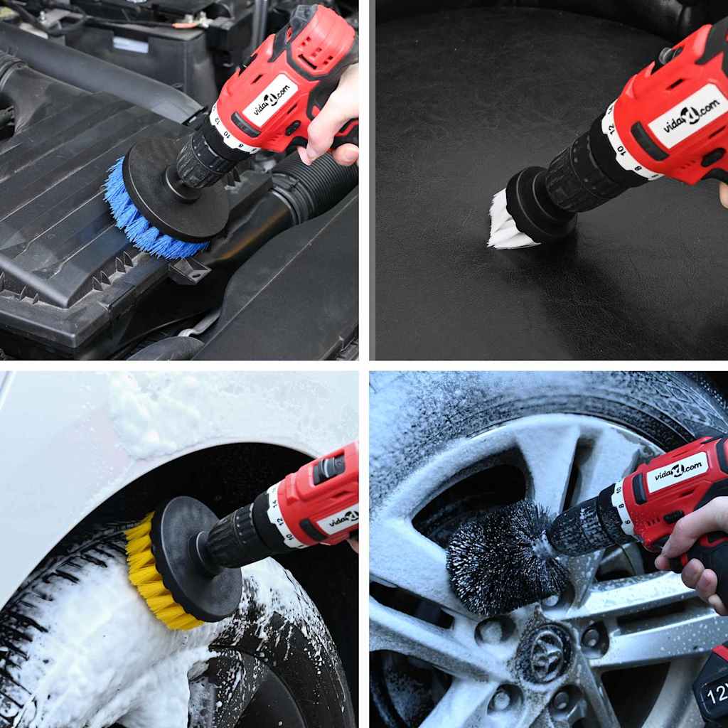 Set četki za automobil Šareni poliratan