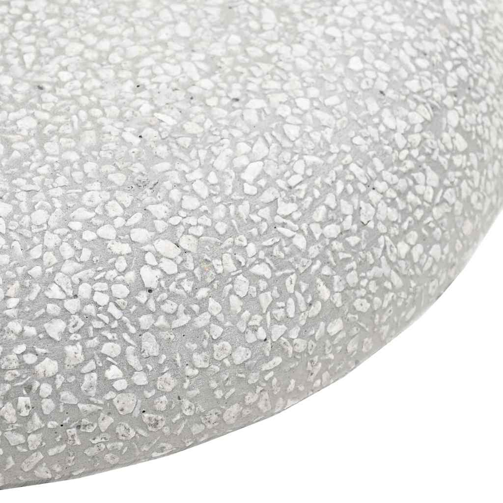 Baza za suncobran 21kg Svijetlo siva Beton Kružni