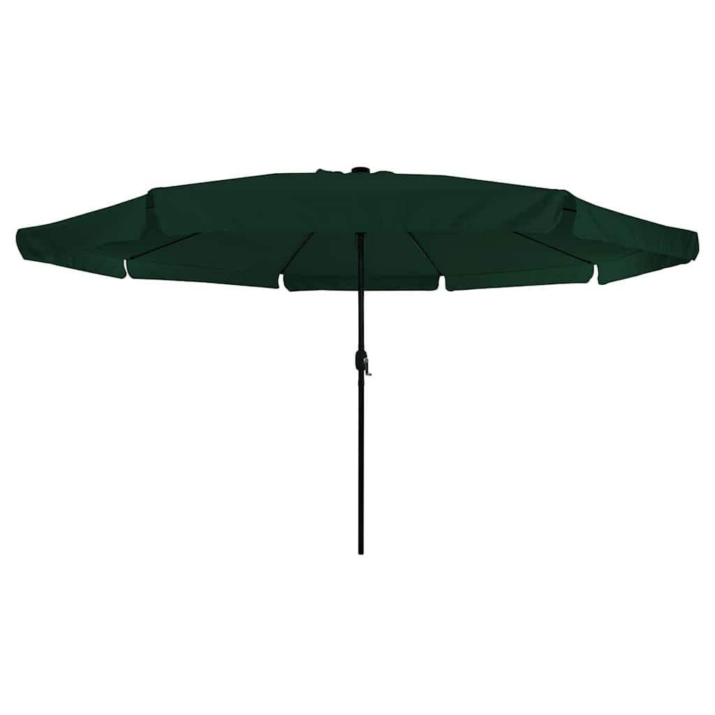Vrtni suncobran Zelena 395 x 395 x 245 cm Poliester