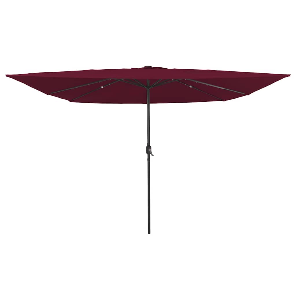 Vrtni suncobran Bordeaux Crvena 295 x 295 x 245 cm