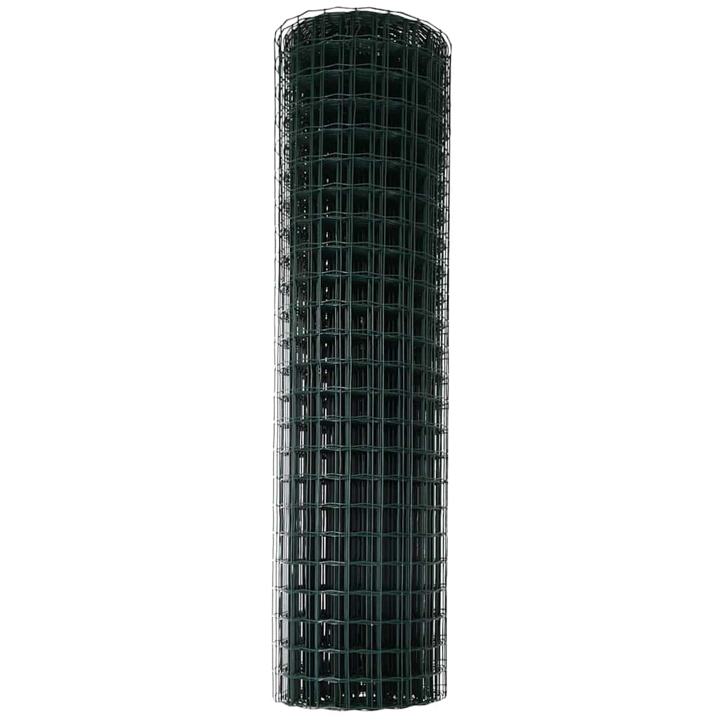 Euro ograda Zelena 1 x 10 m Željezo prekriveno PVC-om