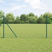 Euro ograda Zelena 1,4 x 10 m Željezo prekriveno PVC-om