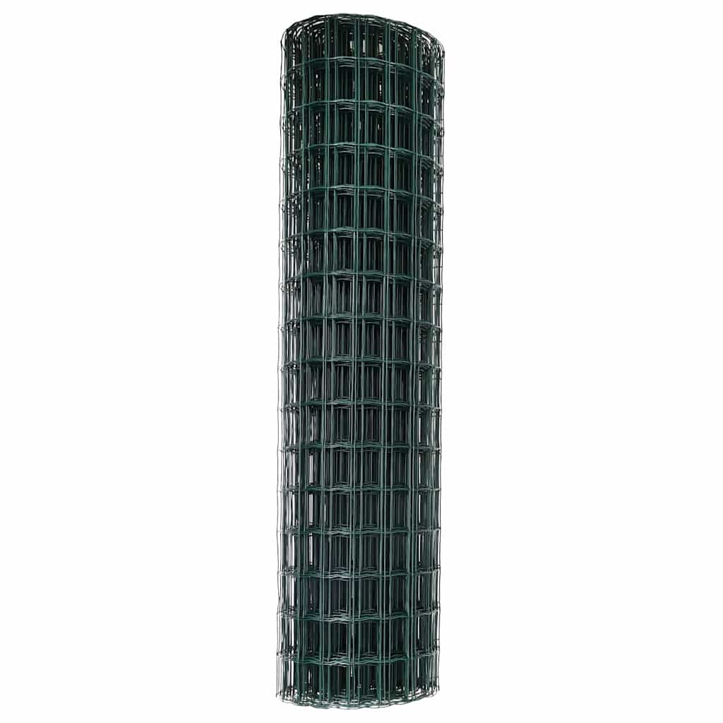 Euro ograda Zelena 1,4 x 10 m Željezo prekriveno PVC-om