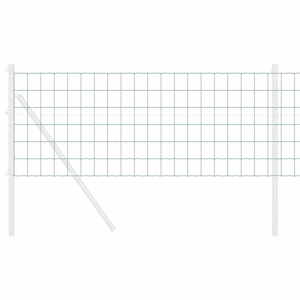 Euro ograda 0,6 x 10 m Željezo prekriveno PVC-om Zelena