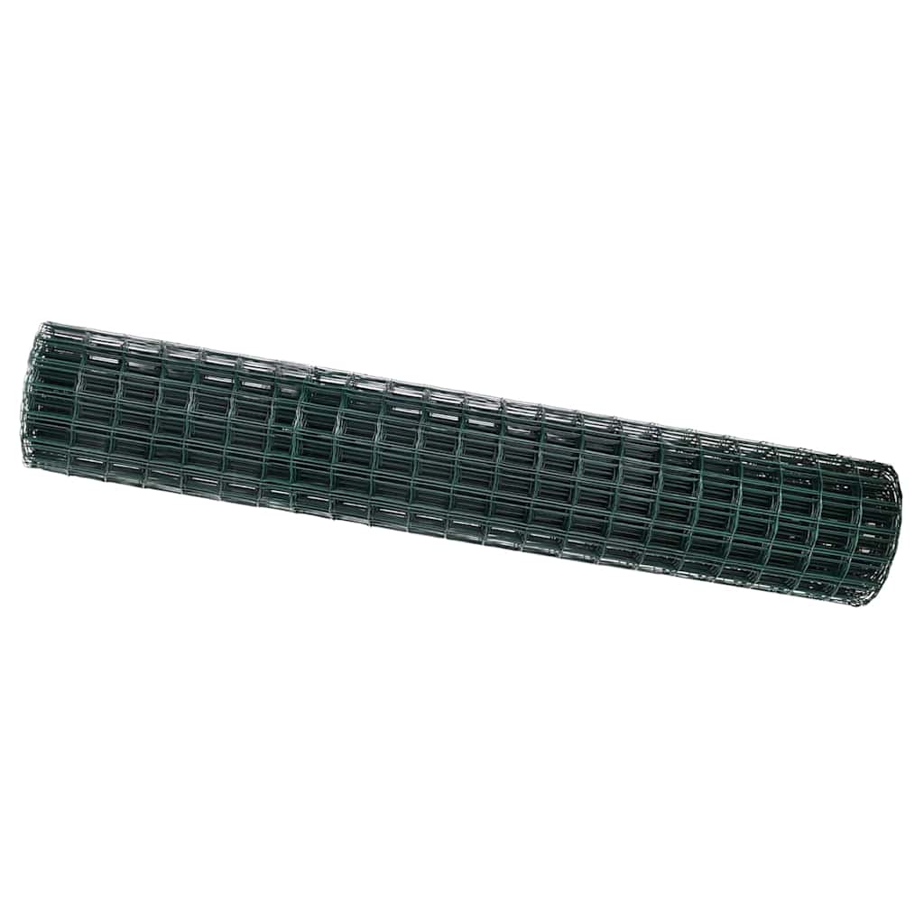 Euro ograda Zelena 1,6 x 10 m Željezo prekriveno PVC-om
