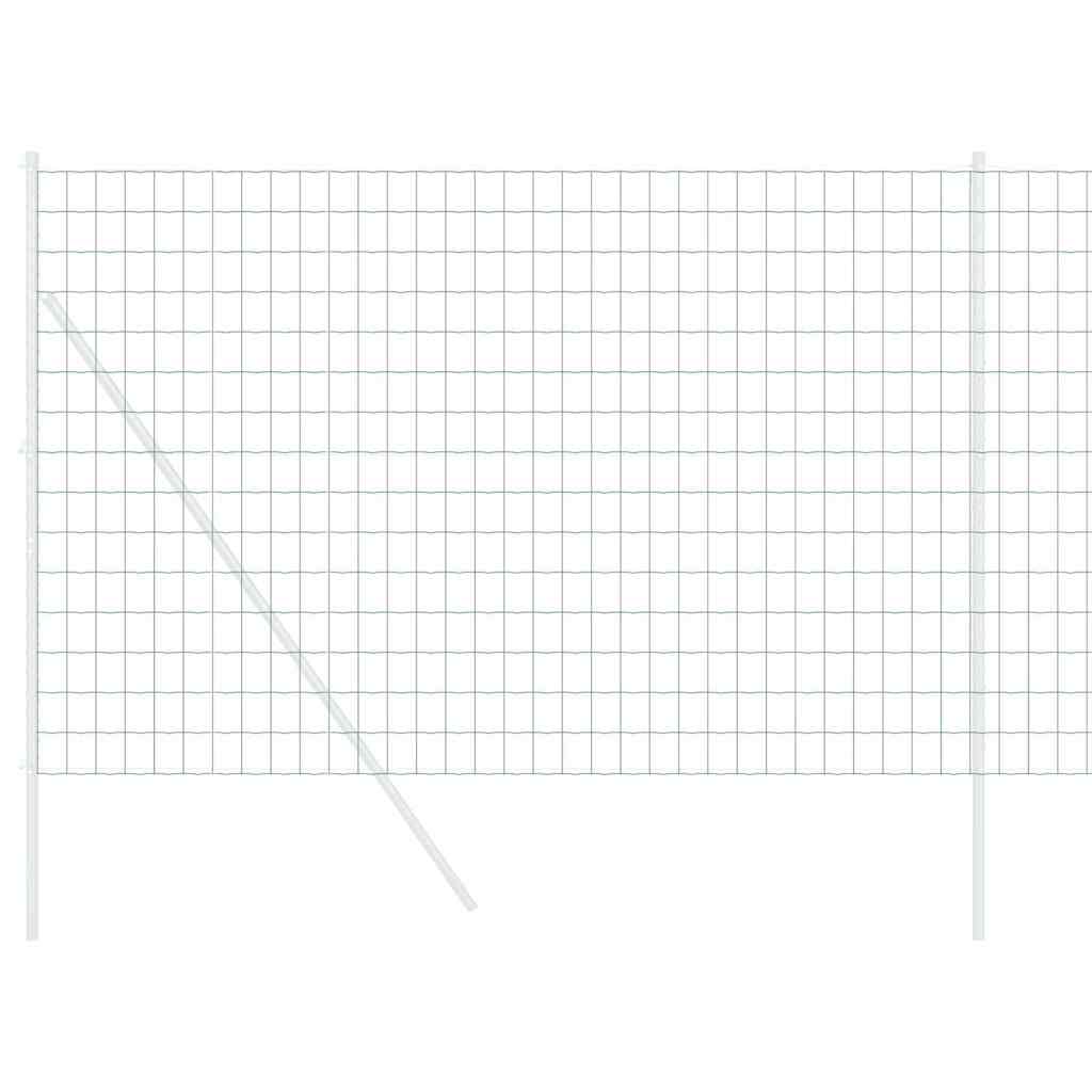 Euro ograda Zelena 1,6 x 10 m Željezo prekriveno PVC-om