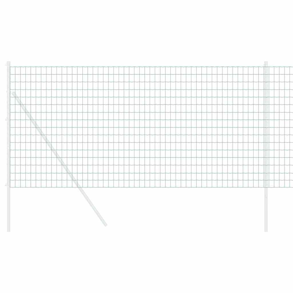 Euro ograda Zelena 1 x 25m Željezo prekriveno PVC-om